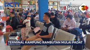 Arus Mudik Di Terminal Kampung Rambutan