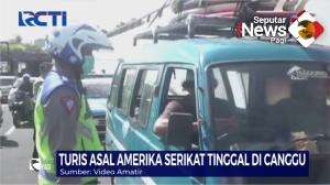 Bule Ditilang Saat Kemudikan angkot