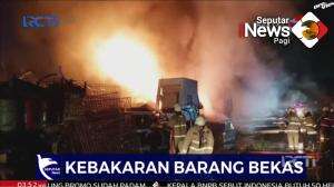 Kebakaran Barang Bekas Di Cakung