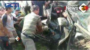 Kecelakaan Maut, Mobil Pikap Tabrak Kereta Api