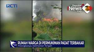 Rumah Warga Di Permukiman Padat Terbakar