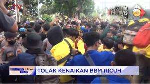 Tolak Kenaikan BBM Ricuh