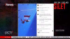 Sambut HUT RI, Ricis Kibarkan Bendera Dengan Kostum Mermaid