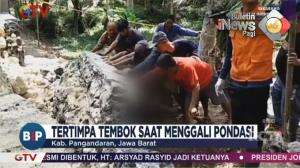 3 Pekerja Tewas Tertimpa Tembok