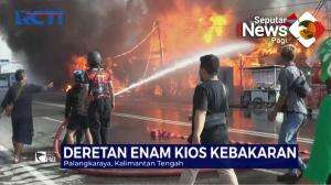 Deretan Kios Habis Terbakar