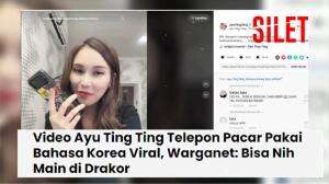 Viral! Ayu Ting-Ting Telponan Pake Bahasa Korea