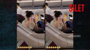 Heboh! Nagita Slavina Nangis di Pesawat