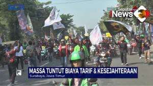 Ribuan Pengemudi Ojol Demo
