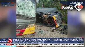 Pekerja Sawit Di Bengkayang Bentrok Dengan Polisi