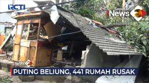Rumah Warga Rusak Diterjang Puting Beliung