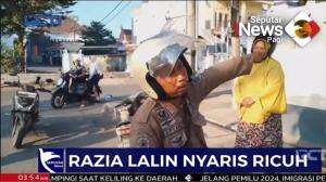Razia Lalu Lintas di Gowa Nyaris Ricuh