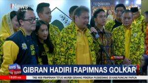 Gibran Hadiri Rapimnas Golkar