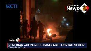 Dua Motor Terbakar Di SPBU