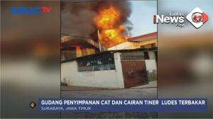 Kebakaran Gudang Cat dan Tiner