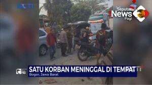 Truk Boks Tabrak Pemotor, Satu Tewas