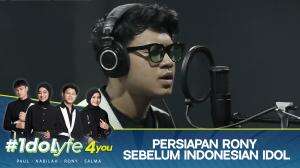 Persiapan Rony Sebelum Indonesian Idol