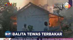 Balita Tewas Terbakar