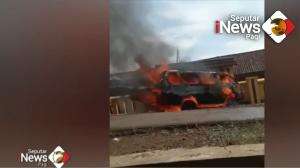 Angkot Terbakar Di Subang, Para Penumpang Tewas