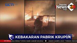 Kebakaran Pabrik Kerupuk di Magetan
