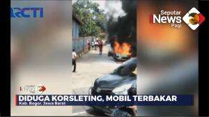 Mobil Terbakar Di SPBU
