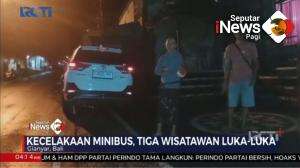 Kecelakaan Minibus Rombongan Wisatawan