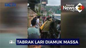 Pelaku Tabrak Lari Dikepung Massa