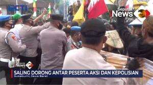 Aksi Unjuk Rasa Berakhir Ricuh