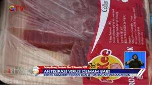 Antisipasi Virus Demam Babi, Barang Dagangan dari Hewan dan Tumbuhan Ilegal Dimusnahkan