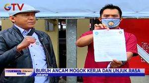 Kelompok Buruh Demo Tolak RUU Omnibuslaw Cipta Kerja