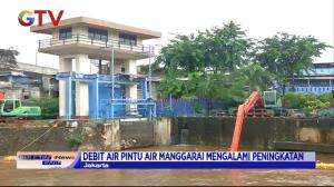 Curah Hujan Tinggi Membuat Debit Air Pintu Manggarai Mengalami Peningkatan