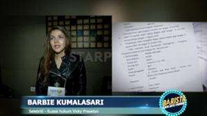 Barbie Kumalasari Pansos di Masalah Vicky?