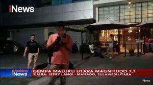 Gempa Berpotensi Tsunami di Maluku Utara Terasa Hingga Manado