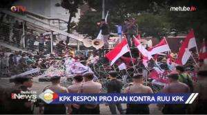 Respon KPK Terhadap Pro Kontra RUU KPK