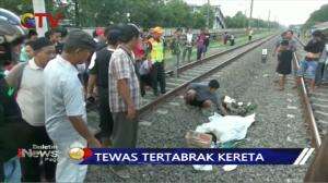 Kakek Penjual Kue Putu Keliling Tewas Tertabrak Kereta