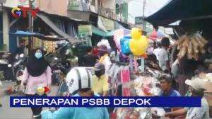 PSBB Di Depok, Pasar Tradisional Masih Padat
