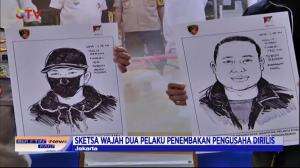 Polisi Sebar Sketsa Wajah Pelaku Penembakan Pengusaha Ekspedisi