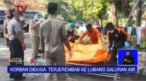 Pria Tua Ditemukan Tewas Dalam Saluran Air
