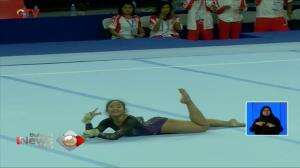 Atlet Senam Lantai SEA Games 2019 Raih Medali Perak di Manila
