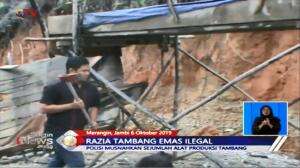 Razia Tambang Emas Ilegal