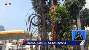 Penertiban Kabel Semrawut Di Jakarta Selatan