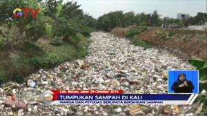 Memprihatinkan! Kali Bekasi Dipenuhi Sampah