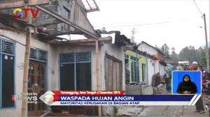 Hujan Angin Sapu Hingga 73 Rumah Warga Dalam 10 Menit di Temanggung