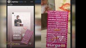 Kesedihan Angel Lelga Atas Kepergian Ayahanda