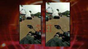 Mobil Raffi Ahmad Hangus Terbakar