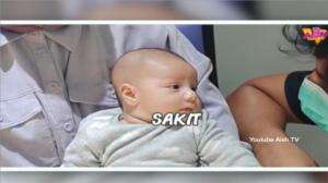 Baby Air Hanya Nangis Sebentar Saat Disuntik Vaksin