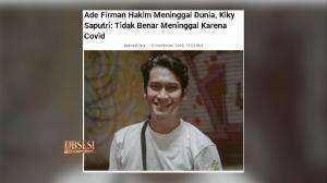 Ade Firman Meninggal Dunia