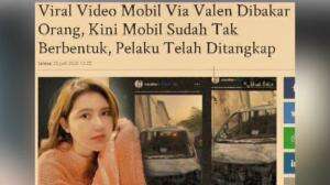 Mobil Mewah Via Vallen Dibakar Orang Tak Dikenal