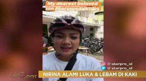 Nirina Jatuh Dari Sepeda Hingga Luka Lebam