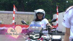 Keseruan Miss Ludia Mengendarai Motor BM Polda Metro Jaya - HSB Eps 65