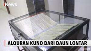 Berusia Lebih Dari 200 Tahun, Al Quran Raksasa Ditulis Diatas Daun Lontar